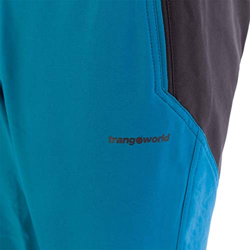 TRANGO Pant. Largo TINEO Pantalón Deportivo, Azul Profundo/Negro, M para Hombre