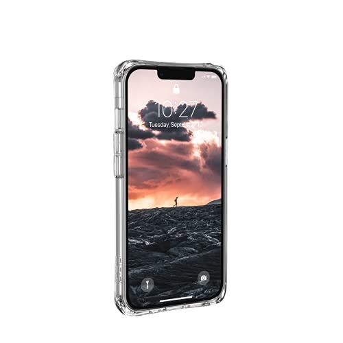 Urban Armor Gear Funda Protectora Plyo Compatible con Apple iPhone 13 Pro [Funda Compatible con Carga inalámbrica, Esquinas Air-Soft Resistentes a los Golpes, Borde Elevado] - Ice (Transparente)