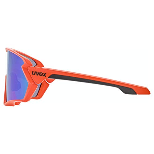 uvex Sportstyle 231 Gafas de Deporte, Adultos Unisex, Orange Mat/Mirror Green, One Size