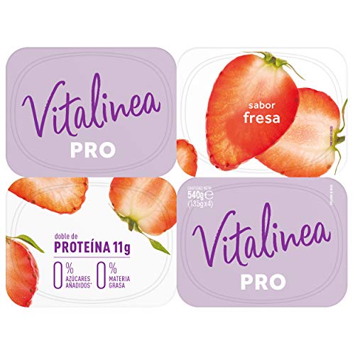 Vitalinea Pro Satisfacción Fresa 4x135 g