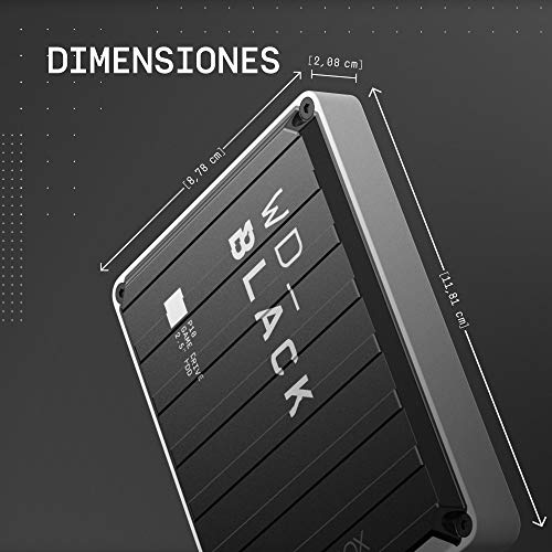 WD_BLACK P10 Game Drive de 5 TB para llevar tu colección de juegos de PC/Mac o PlayStation allí donde vayas