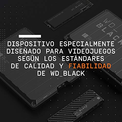 WD_BLACK P10 Game Drive de 5 TB para llevar tu colección de juegos de PC/Mac o PlayStation allí donde vayas