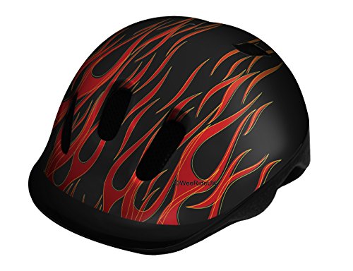 Weeride 97730r Casco, Bebé-Niños, Negro, 44 cm/S