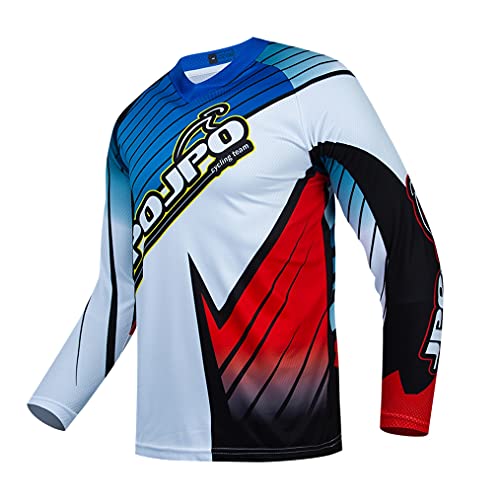 weimostar Ciclismo Jersey Hombres MTB Motocross Gear Downhill Racing Shirt Mountain Bike Wear