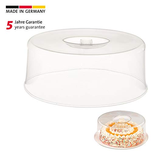 Westmark Cubierta para pasteles, diámetro 30 cm, Con asa, Plástico, Transparente, 34242251