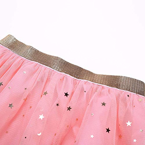 YWLINK 1 UNID Falda Moda Bebé NiñOs NiñAs Princesa Estrellas Lentejuelas Fiesta Baile Ballet Tutu Faldas con Estilo Lindo Dulce Estilo