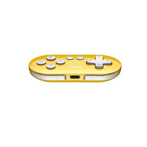 8Bitdo Zero 2 Bluetooth Gamepad for Switch, PC, Macos, Android (Yellow Edition) (Nintendo Switch//) [Importación inglesa]