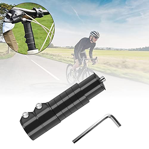 Adaptador de Extensor de Manillar Elevador de Vástago de Bicicleta Elevador Manillar Bicicleta Aleación de Aluminio Adaptador de Manillar MTB Potencia Manillar para Ciclismo de Montaña Carretera Bici