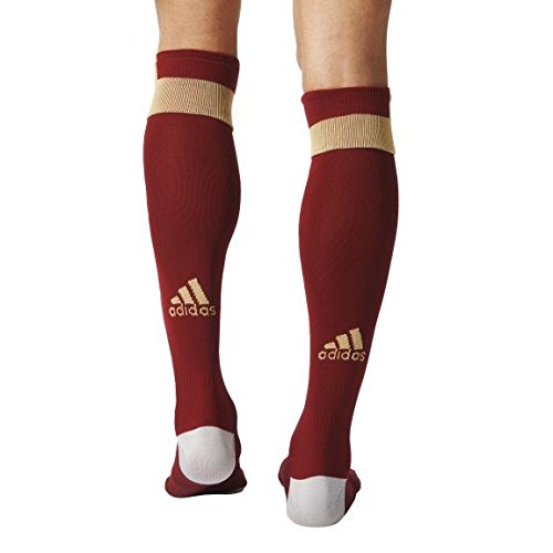 adidas Federación Rusa de fútbol 2015-2016 - Medias Oficial, Color Rojo/Dorado, Talla 1