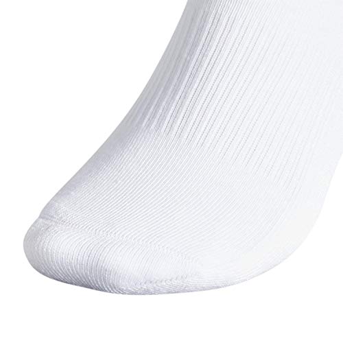 adidas Originals Calcetines para hombre mixtos con acolchado (3 pares, 3 unidades), Hombre, Calcetines de cuello redondo, 977922, Blanco/Negro/Naranja Energía, Large