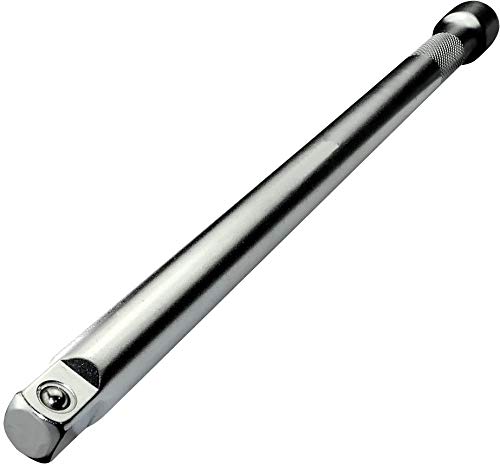 AERZETIX - Extensión/Alargador/Punta - 3/8x250mm - para llave de carraca manual/neumático - Forma recta de lado macho - Adaptador para vaso con 4 lados - en acero CR-V - C45064