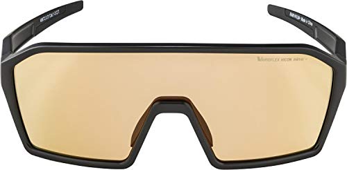 ALPINA, RAM HVLMR+ Gafas Deportivas, Black Matt, One Size, Unisex-Adult (A8672)