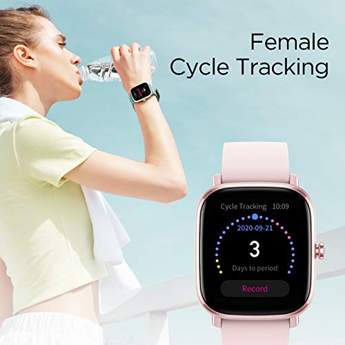 Amazfit GTS 2 Mini Smartwatch Reloj Inteligente Fitness Duración de Batería14 días 70 Modos Deportivos Medición del Nivel de SpO2 Monitorización de Frecuencia Cardíaca Sueño Rosa