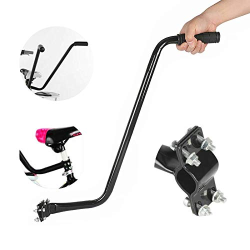 Amecty Bike Grab Bar, Bike Push Training Bar, Bicycle Balance Support Rod