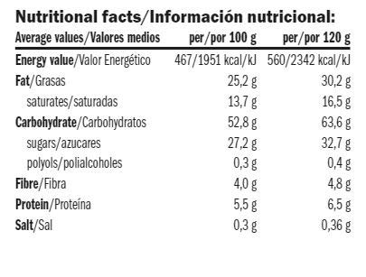 AMIX FLAPJACK (120 GRS) - DOBLE CHOCO