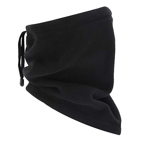 AnJuHoPa calentador de cuello de lana multifuncional para hombres, gorro de lana para mujeres, bufanda de lazo para mujeres, bufanda de tubo elástica a prueba de viento unisex