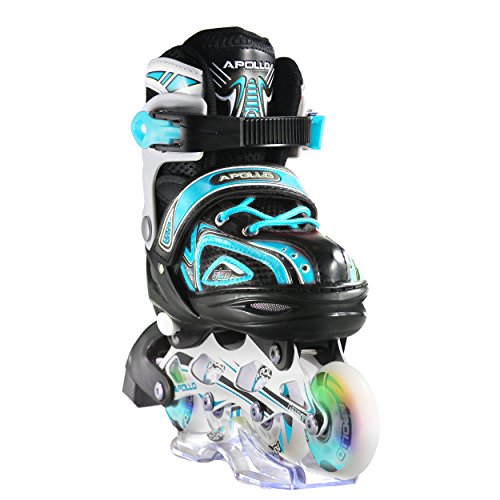 Apollo Super Blades X Pro, tamaño S,M,L, Inline Skates con Ruedas Luminosas LED