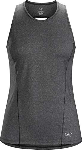 Arcteryx Tolu Tank Camiseta sin Mangas, Mujer, Black, S