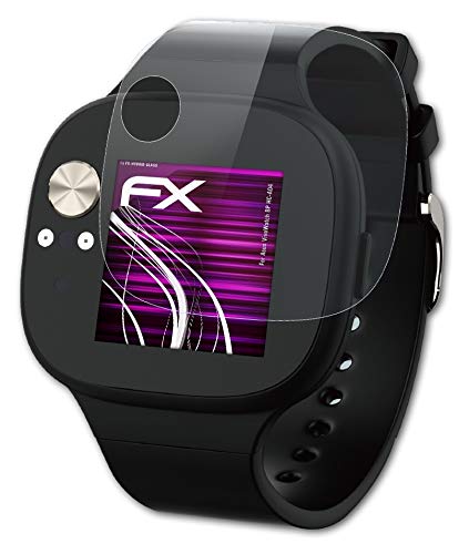 atFoliX Lámina Protectora de plástico Cristal Compatible con ASUS VivoWatch BP HC-A04 Película Vidrio, 9H Hybrid-Glass FX Protector Pantalla Vidrio Templado de plástico