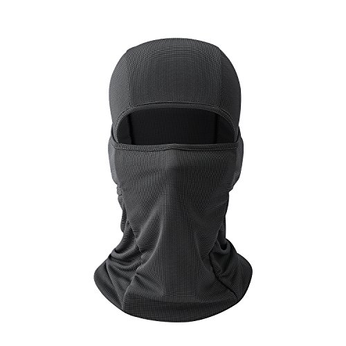 AYPOW Balaclava mascarilla Facial, Suave, Transpirable, Multiusos, a Prueba de Viento, Motocicleta, Ciclismo, pasamontañas, Cuello, Calentador, máscara de esquí, pasamontañas,tamaño