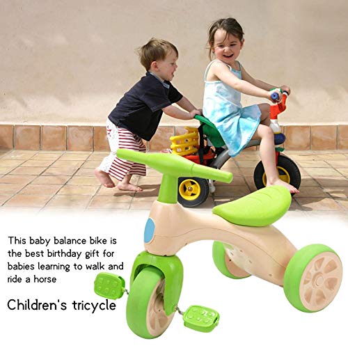 Baby Balance Bikes Bicycle Kids Toys, Baby Walker Push Bike Baby Ride on Bike for 1-3 Year Old Boys Girls Kids and Toddlers First Bike Birthday Gift, rojo, verde y morado