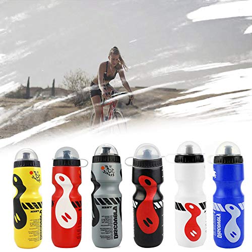 Bestine - Soporte para botella de agua con botella de agua para bicicleta de montaña, ciclismo, botella de agua y soporte para botella de agua, kit de jaula de plástico duradero y botella