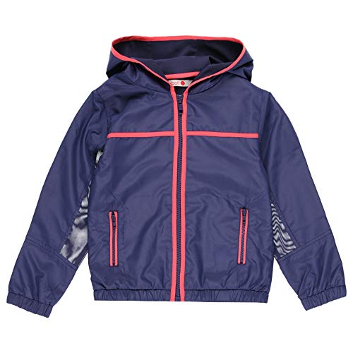 boboli - Cazadora de Deporte Niña| Tejido Técnico, Talla de 14 Años | Cazadora Deportiva, 100% Poliéster | Chaqueta Niña | Cazadora Entretiempo | Estampado | Color Azul - marino