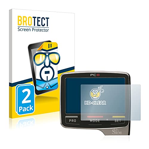 BROTECT Protector Pantalla Compatible con SRM PC8 Protector Transparente (2 Unidades) Anti-Huellas