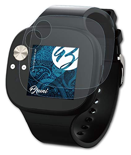 Bruni Película Protectora Compatible con ASUS VivoWatch BP HC-A04 Protector Película, Claro Lámina Protectora (2X)