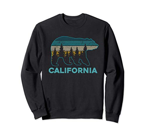 California Oso América Souvenir Vintage Recuerdo Sudadera