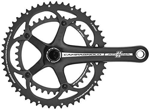 Campagnolo KRG Athena 11s Power-Torque Schwarz FC15-ATB293 39-53 Zähne, 172,5mm