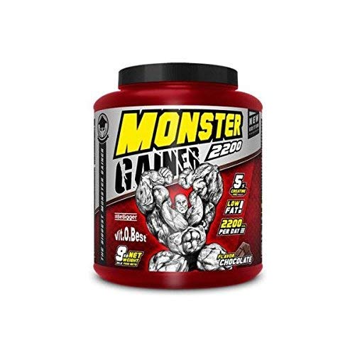 Carbohidratos MONSTER GAINER 2200 - Suplementos Alimentación y Suplementos Deportivos - Vitobest (Chocolate, 9 Kg)