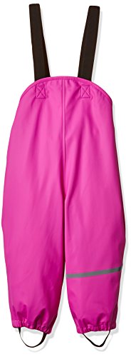 Caretec 4001, Pantalón de lluvia sin forro, para Unisex niños, Rosa (Real pink 546), 92 (18-24 meses)