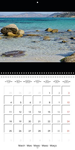 Carre de mer corse (calendrier mural 2019 300 * 300 mm square) - calendrier sur les mers corses (cal (Calvendo Places): Calendrier sur les mers corses (Calendrier mensuel, 14 Pages )