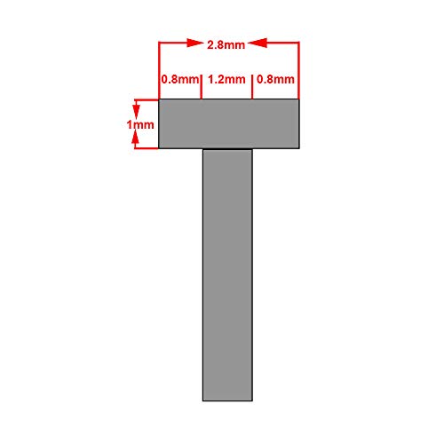 CESFONJER 25-50 Mm Brad Uñas, Cabeza Estilo T Clavos Brad, De Repuesto Para Clavadoras Neumáticas Clavos (1140 Pcs)