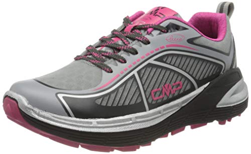 CMP – F.lli Campagnolo Nashira Maxi Wmn Shoe, Zapatillas de Trail Running Mujer, Gris Cemento Antracite 74ue, 38 EU