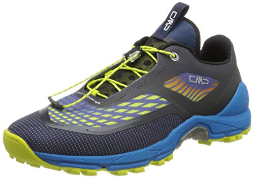 CMP Shoe, Zapato de Trail Helaine Hombre, Cobalto/Limone, 40 EU