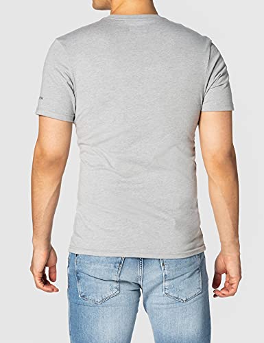 Columbia CSC Basic Camiseta de Manga Corta, Hombre, Gris Grey Heather, M