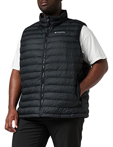 Columbia Powder Lite Chaqueta sin Mangas, Hombre, Negro (Black), 5X