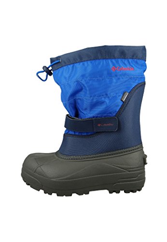 Columbia Powderbug Plus II Botas de nieve para niños, Azul(Collegiate Navy Chili), 36 EU