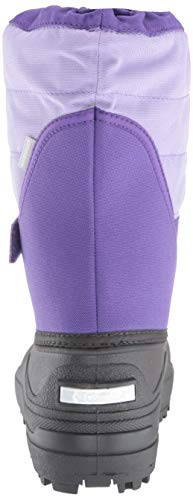 Columbia Powderbug Plus II Botas de nieve para niños, Violeta(Emperor Paisley Purple), 36 EU