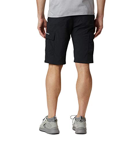 Columbia Silver Ridge II, Pantalones cortos cargo, Hombre, Negro (Black), Talla W32/L10