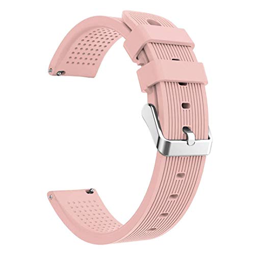 Correas Huami Amazfit Bip, CNBOY Deporte Suave Silicona Reloj Banda Wirstband Accesorios para Huami Amazfit Bip Watch (Rosado)