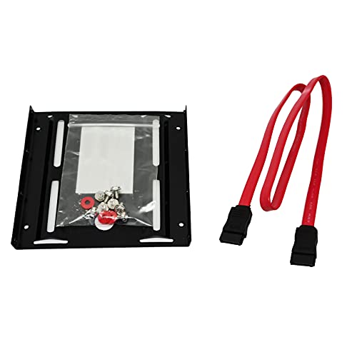 Disco duro SSD de 1 TB con marco de montaje (2,5" a 3,5") compatible con placa base Asus M2V-TVM – Incluye tornillos y cable SATA