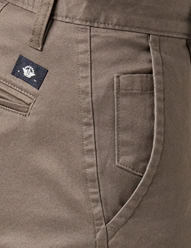 Dockers ALPHA ORIGINAL KHAKI SLIM, Pantalones para Hombre, Marrón (Dark Pebble 0433), 36W/32L