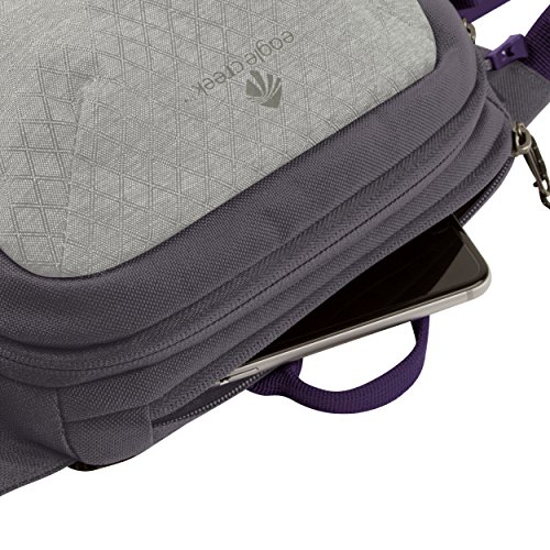 Eagle Creek BauchtascheUmhängetasche Wayfinder Waist Pack S Bolso Bandolera 22 Centimeters 3 Gris (Graphite/Amethyst)