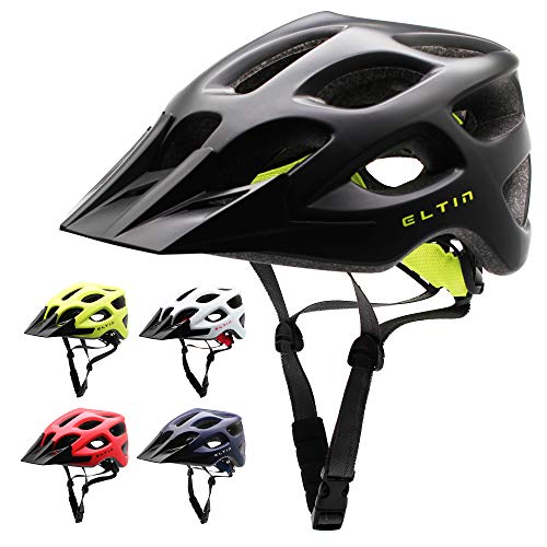 Eltin E9300 Casco Brave (55-59), Adultos Unisex, Negro Mate, Talla única