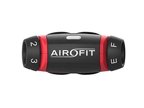 Entrenador respiratorio Airofit Pro, entrena los músculos de las vías respiratorias, mide el volumen y la fuerza respiratoria, con aplicación móvil gratuita, aumenta el rendimiento físico