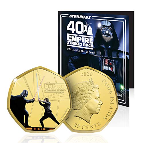 FANTASY CLUB Star Wars - Darth Vader y Luke Skywalker Duelo en la Ciudad de Las Nubes Gold-Silver Plated