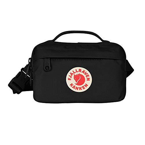 Fjallraven Kånken Hip Pack Bolsa, Adultos Unisex, Black, Talla única